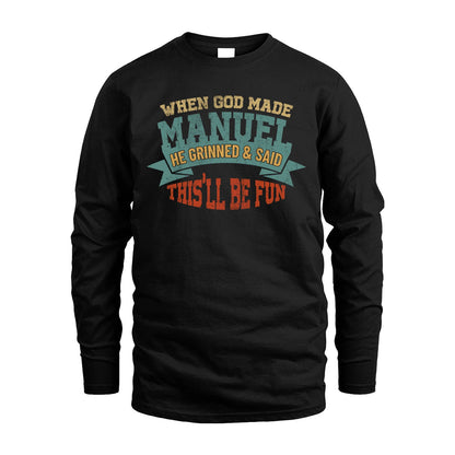The Man The Myth The Legend Sporty Shirt MANUEL M1-15