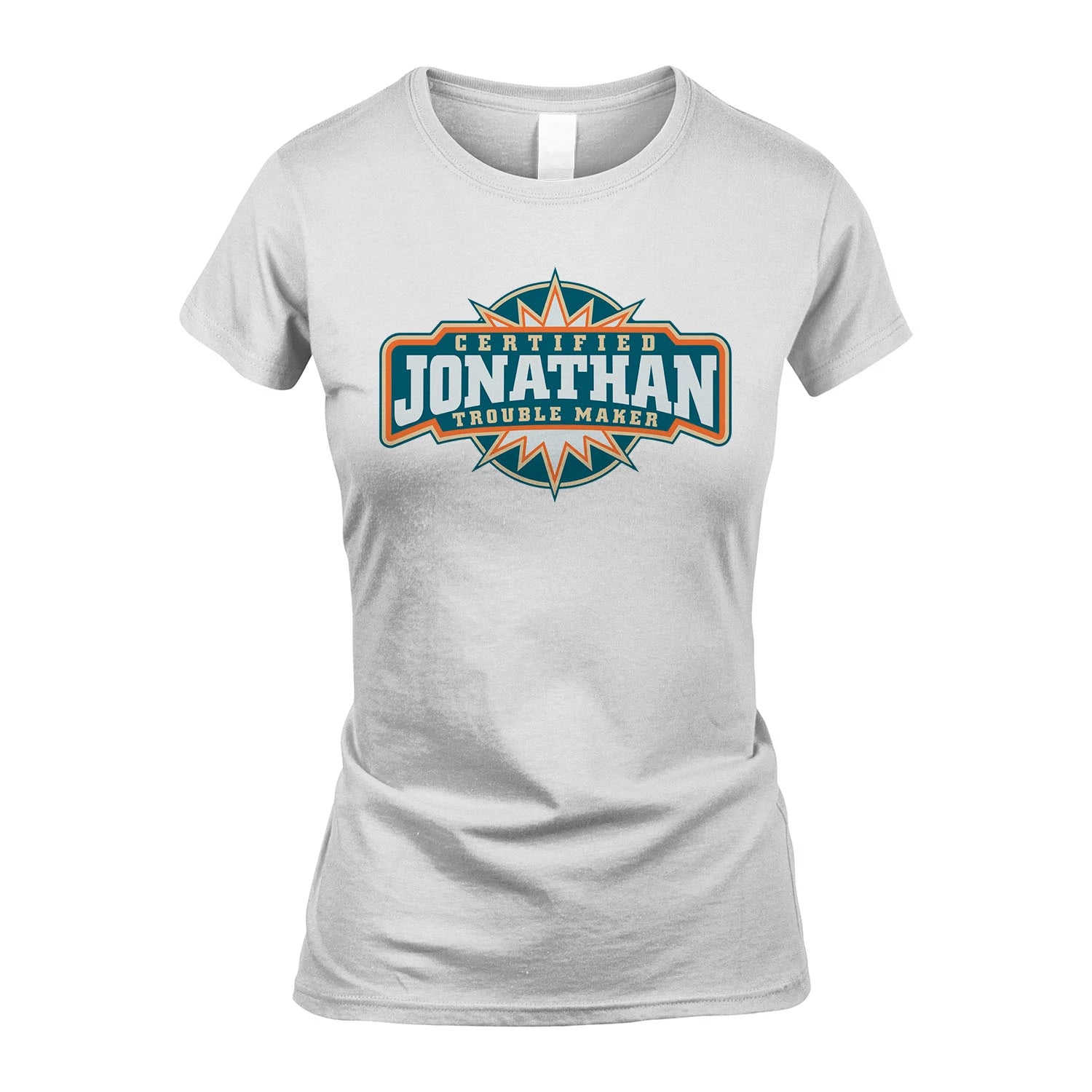 Certified Your Name Trouble Maker Shirt JONATHAN M1-36