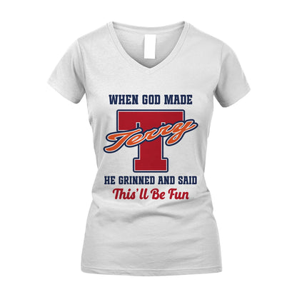 God Made Your Name Custom Shirt TERRY M1-16