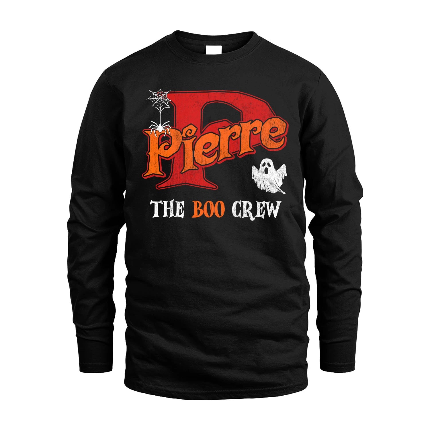 The Boo Crew Halloween Custom Name Shirt PIERRE M1-22