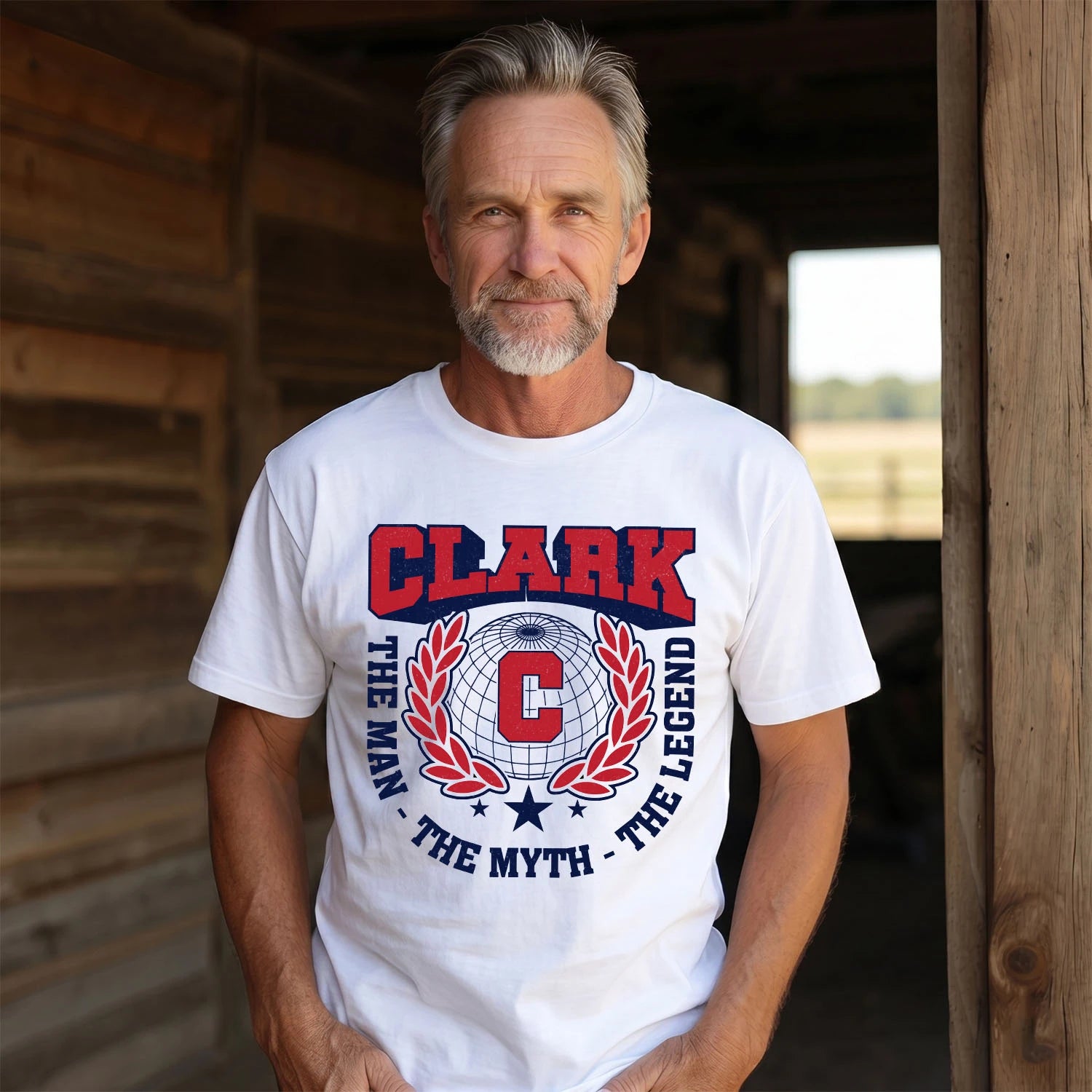 The Man The Myth The Legend Logo Shirt CLARK M1-30
