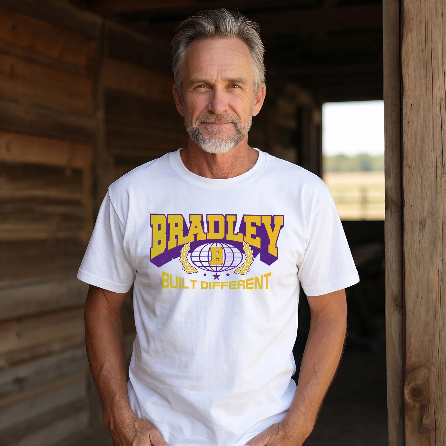 Your Name Built Different Sporty Shirt BRADLEY M1-32