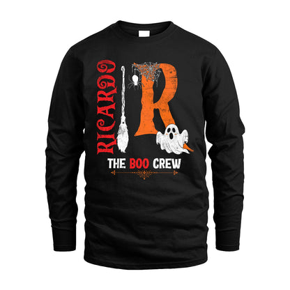 The Boo Crew Halloween With Your Name Shirt RICARDO M1-23