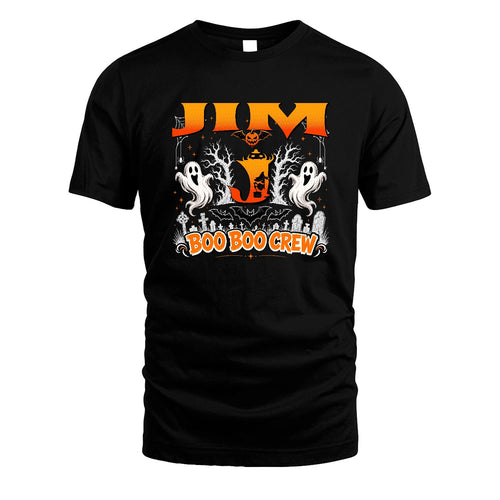 Boo Boo Crew Halloween Custom Name Shirt JIM M1-28