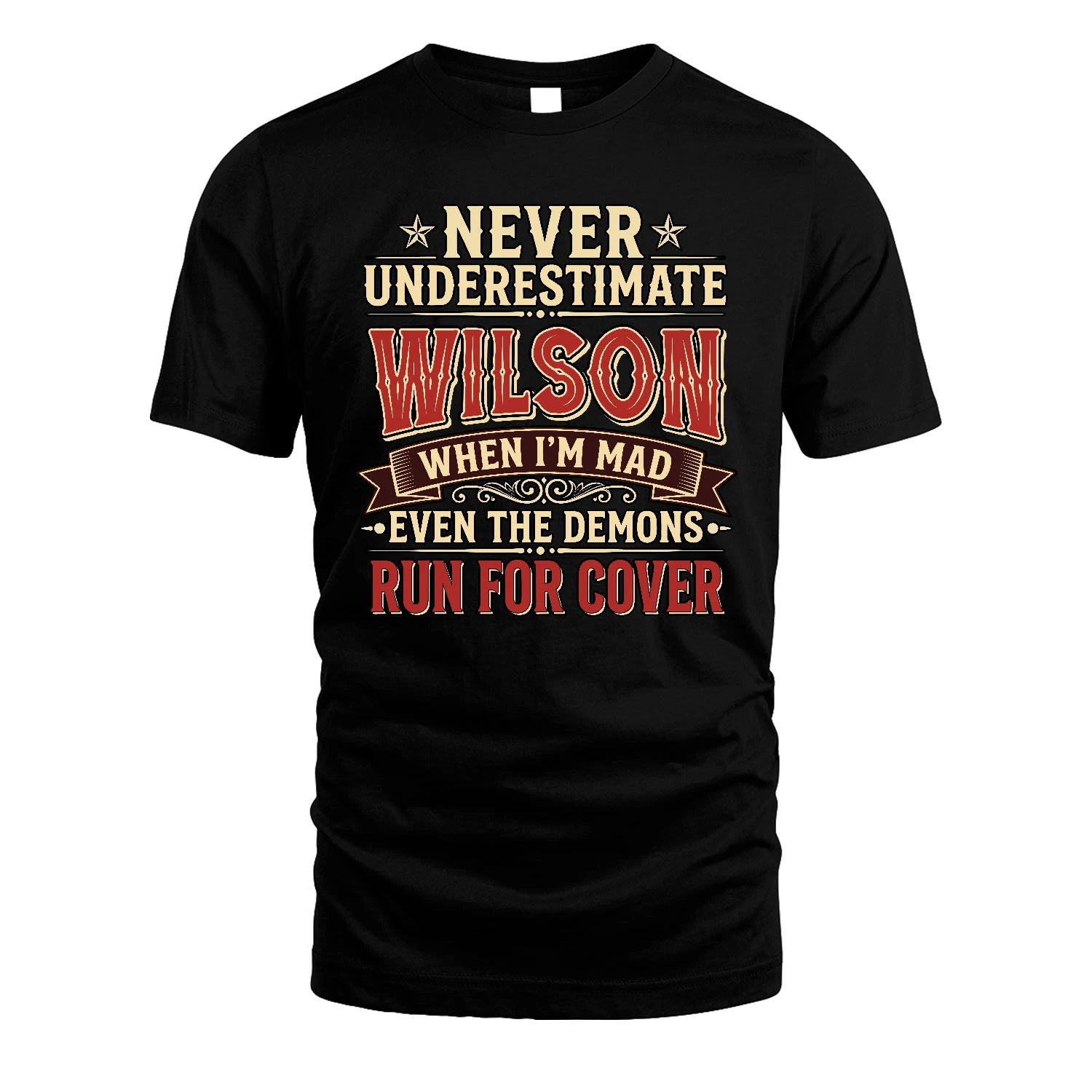 Never Underestimate When I'm Mad Shirt WILSON M1-4