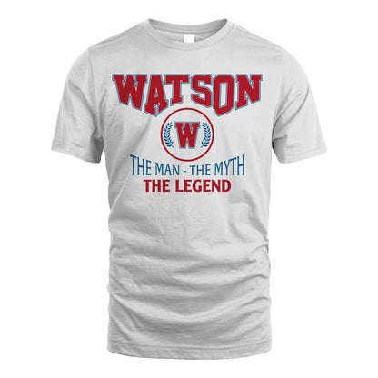 The Man The Myth The Legend Jet Style Shirt WATSON M1-9