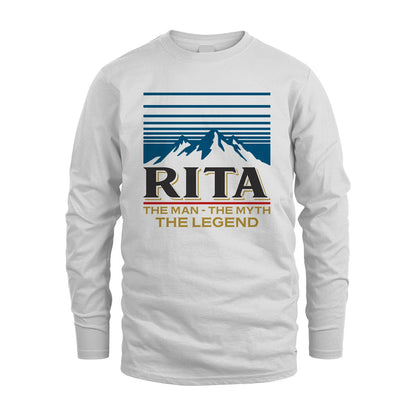 The Man The Myth The Legend Vintage Mountain Shirt RITA M1-19