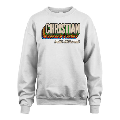 Your Name Built Different Retro Shirt CHRISTIAN M1-26
