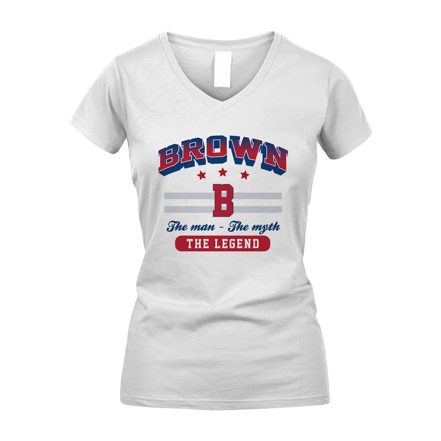 The Man The Myth The Legend With Your Name Shirt BROWN M1-35