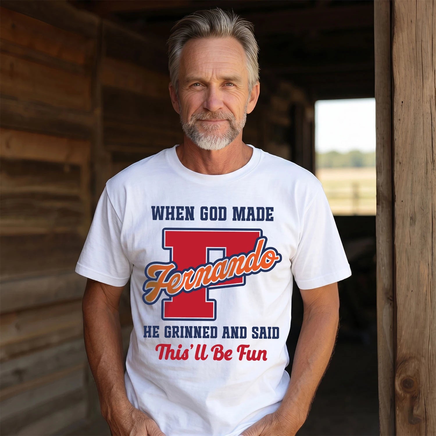 God Made Your Name Custom Shirt FERNANDO M1-16