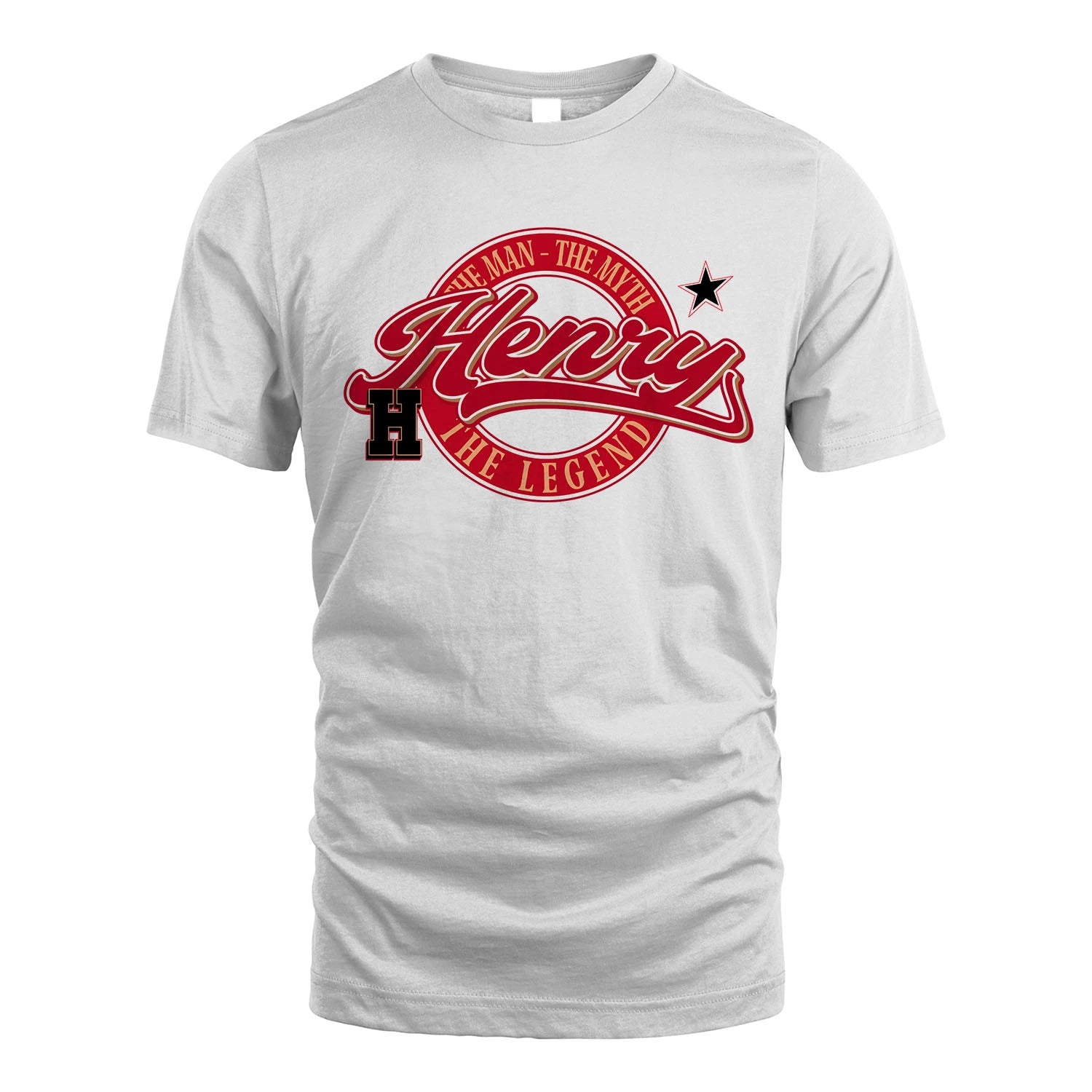 The Man The Myth The Legend Sporty Shirt HENRY M1-14