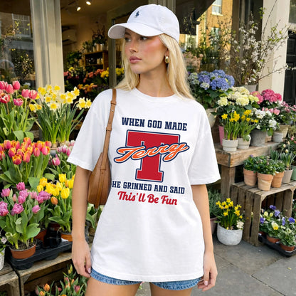 God Made Your Name Custom Shirt TERRY M1-16