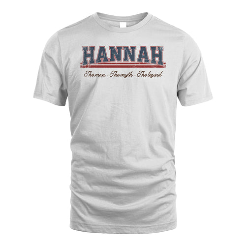 The Man The Myth The Legend Vintage Shirt HANNAH M1-6
