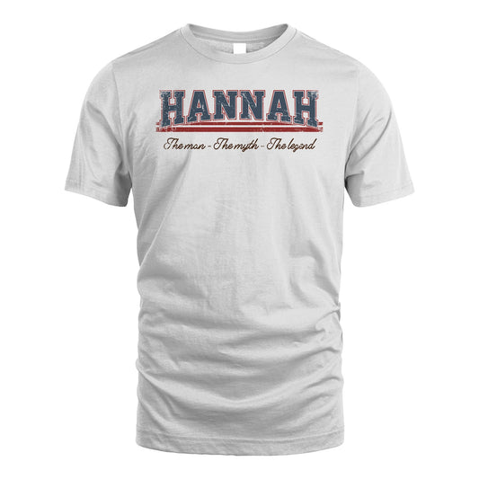 The Man The Myth The Legend Vintage Shirt HANNAH M1-6