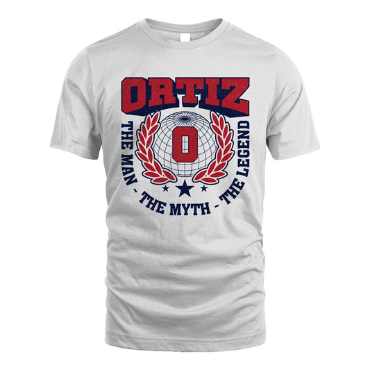 The Man The Myth The Legend Logo Shirt ORTIZ M1-30