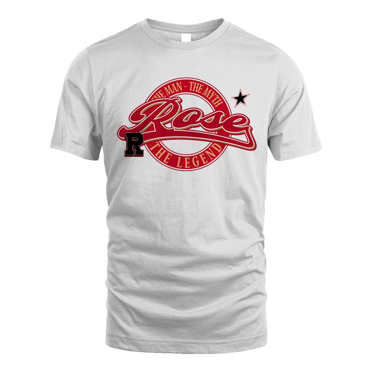 The Man The Myth The Legend Sporty Shirt ROSE M1-14
