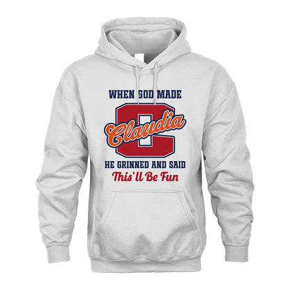 God Made Your Name Custom Shirt CLAUDIA M1-16