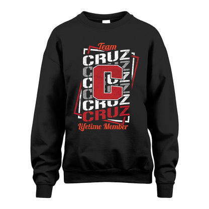 Team Your Name Lifetime Member Sporty Shirt CRUZ M1-25