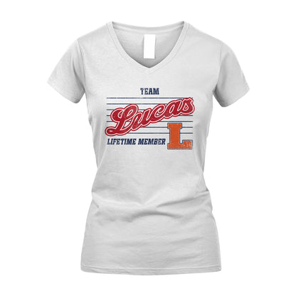 Team Your Name Lifetime Member Vintage Shirt LUCAS M1-24