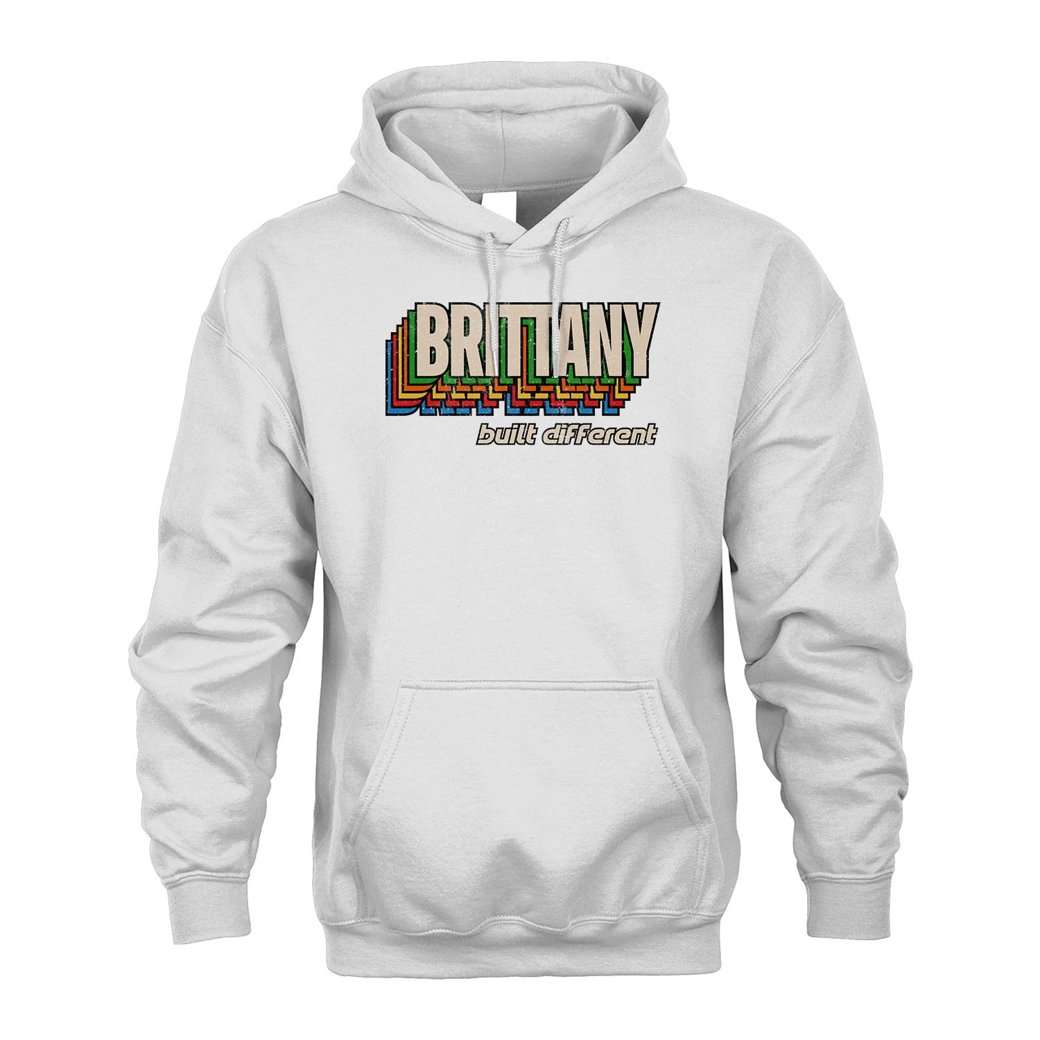Your Name Built Different Retro Shirt BRITTANY M1-26
