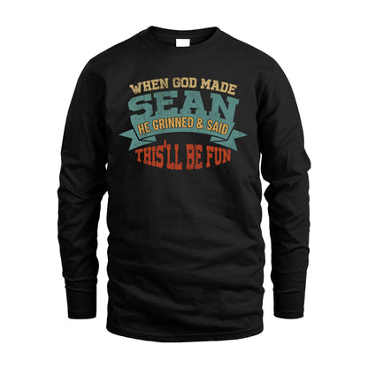 The Man The Myth The Legend Sporty Shirt SEAN M1-15