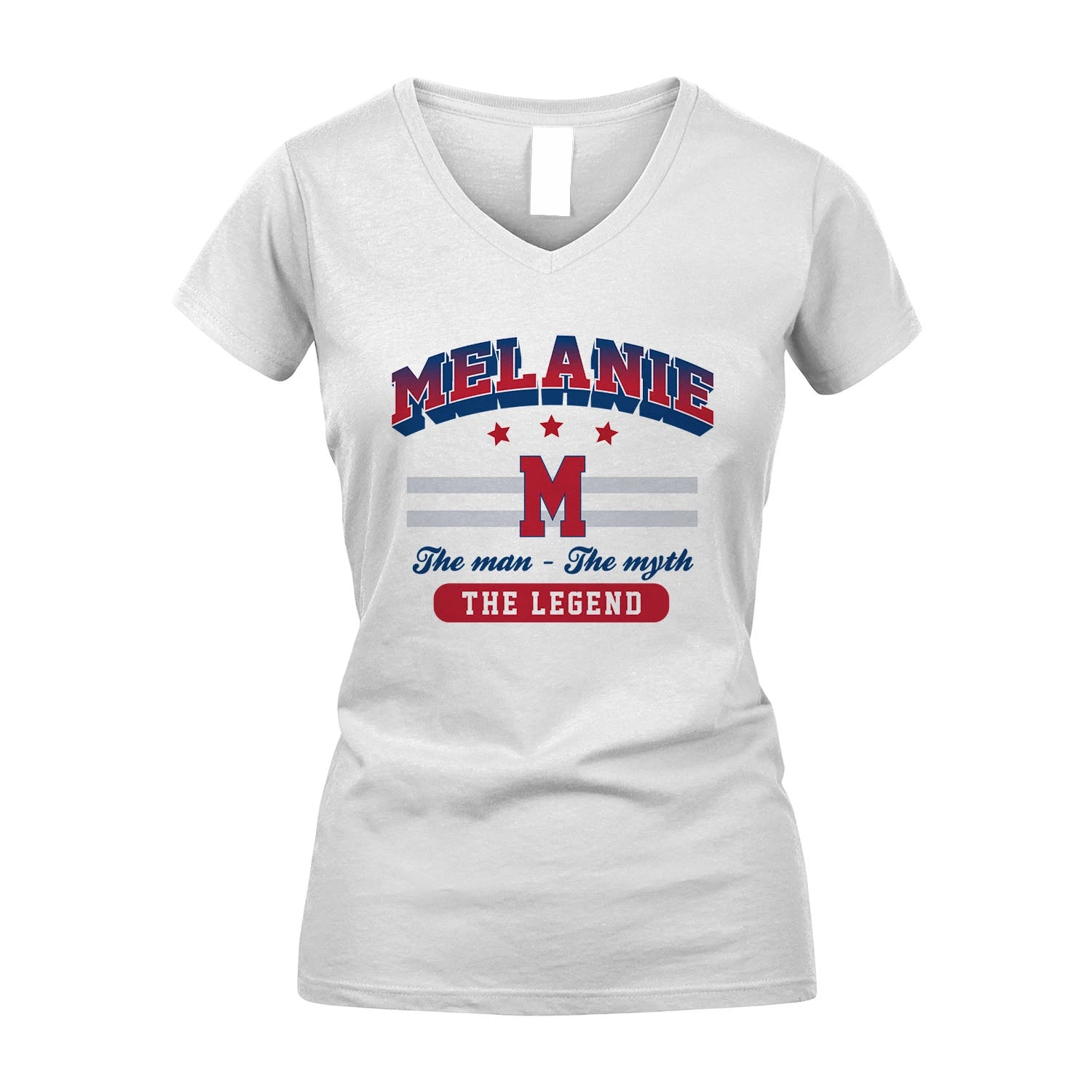 The Man The Myth The Legend With Your Name Shirt MELANIE M1-35