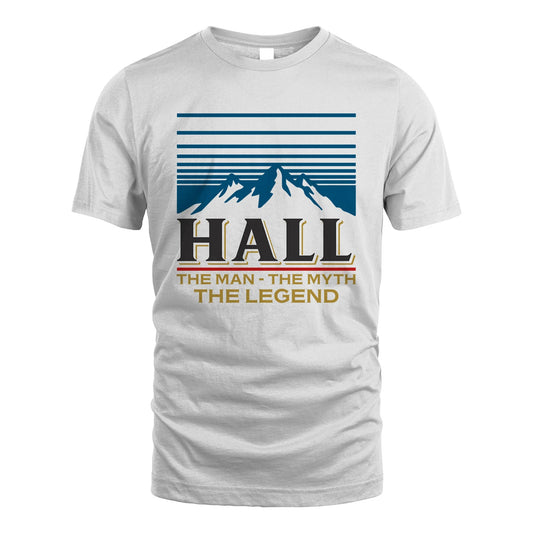 The Man The Myth The Legend Vintage Mountain Shirt HALL M1-19
