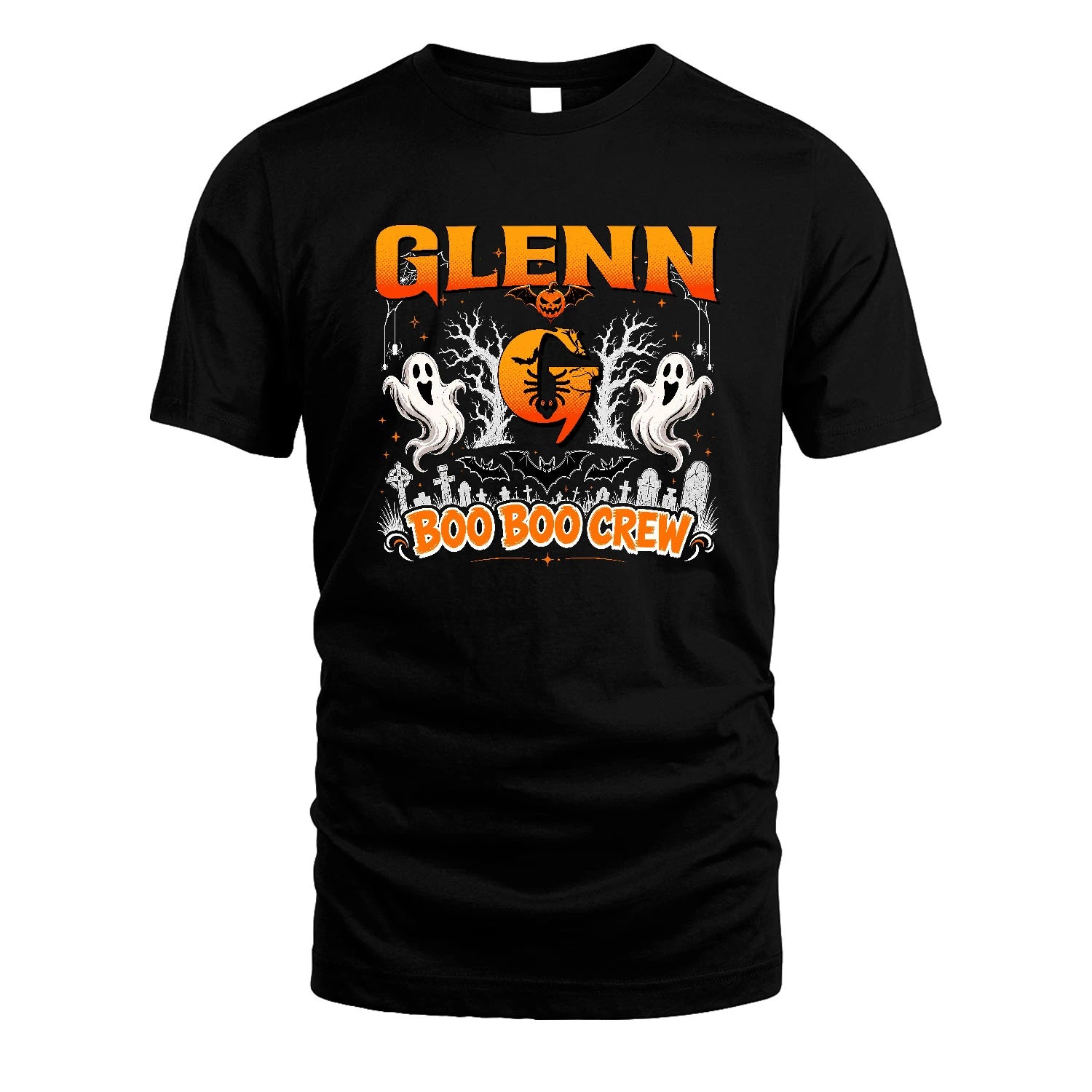 Boo Boo Crew Halloween Custom Name Shirt GLENN M1-28
