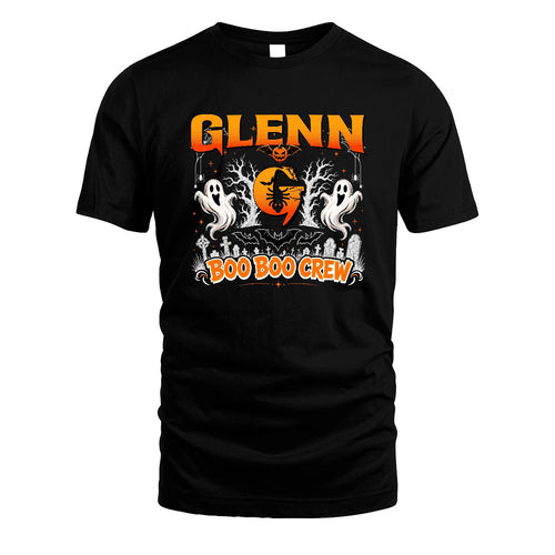 Boo Boo Crew Halloween Custom Name Shirt GLENN M1-28