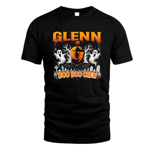 Boo Boo Crew Halloween Custom Name Shirt GLENN M1-28