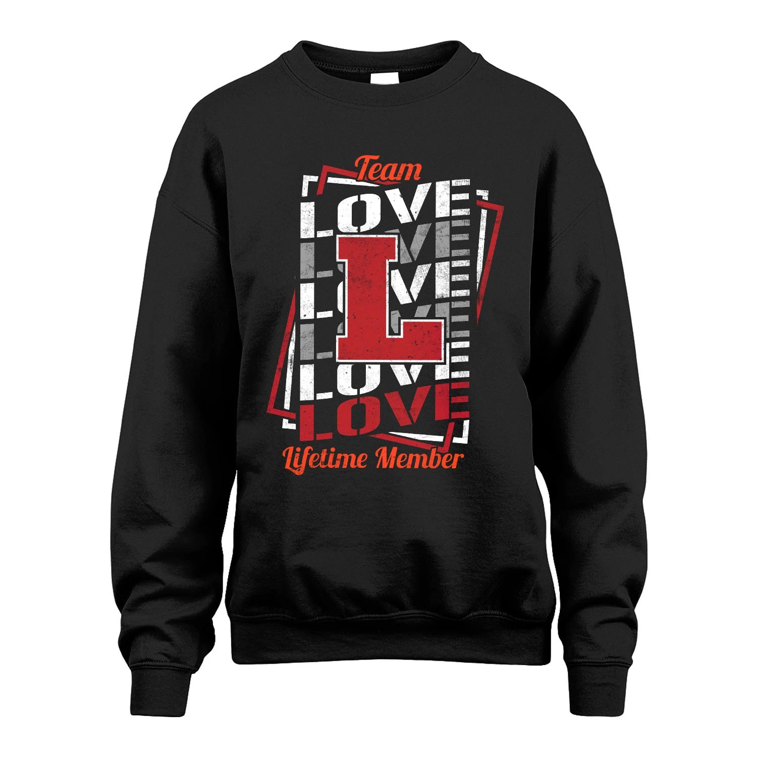 Team Your Name Lifetime Member Sporty Shirt LOVE M1-25
