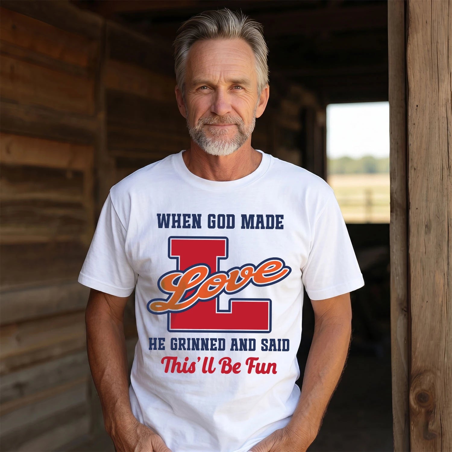 God Made Your Name Custom Shirt LOVE M1-16