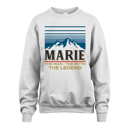 The Man The Myth The Legend Vintage Mountain Shirt MARIE M1-19