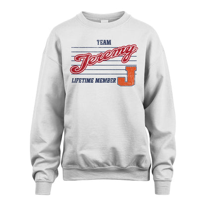 Team Your Name Lifetime Member Vintage Shirt JEREMY M1-24