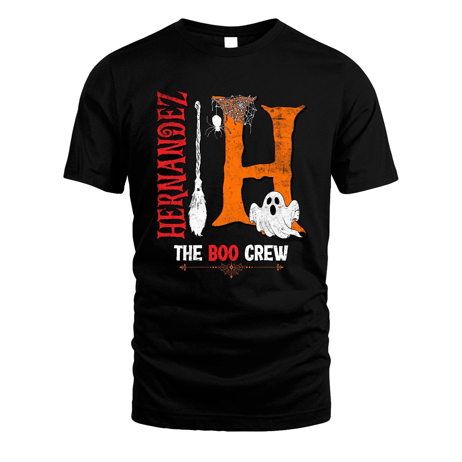 The Boo Crew Halloween With Your Name Shirt HERNANDEZ M1-23