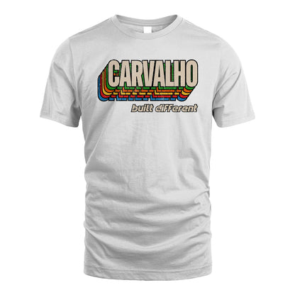 Your Name Built Different Retro Shirt CARVALHO M1-26