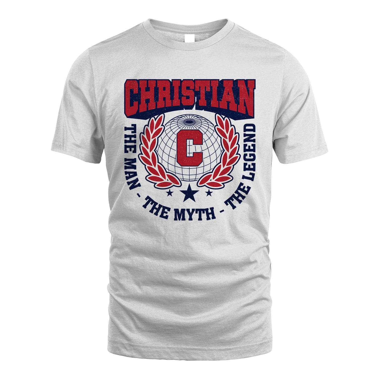 The Man The Myth The Legend Logo Shirt CHRISTIAN M1-30