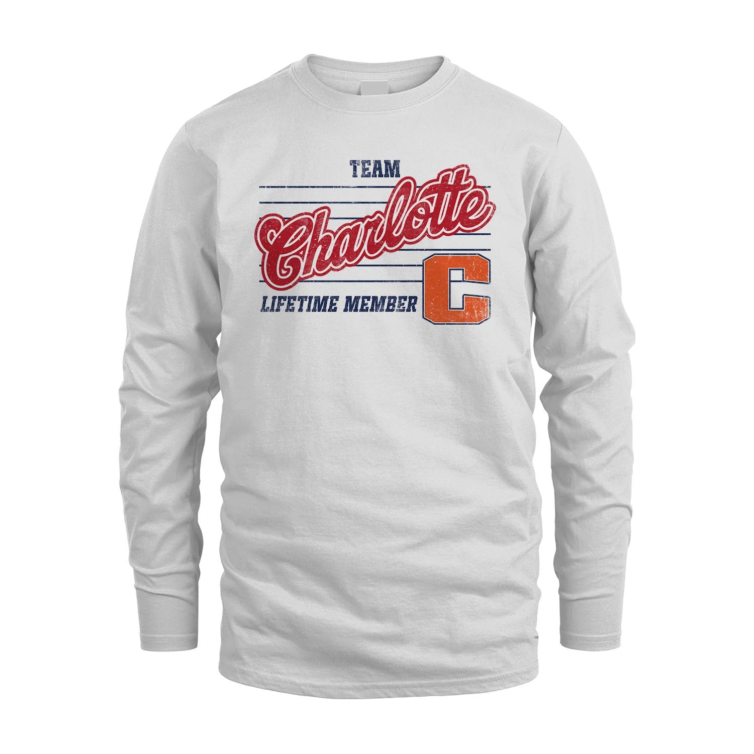 Team Your Name Lifetime Member Vintage Shirt CHARLOTTE M1-24