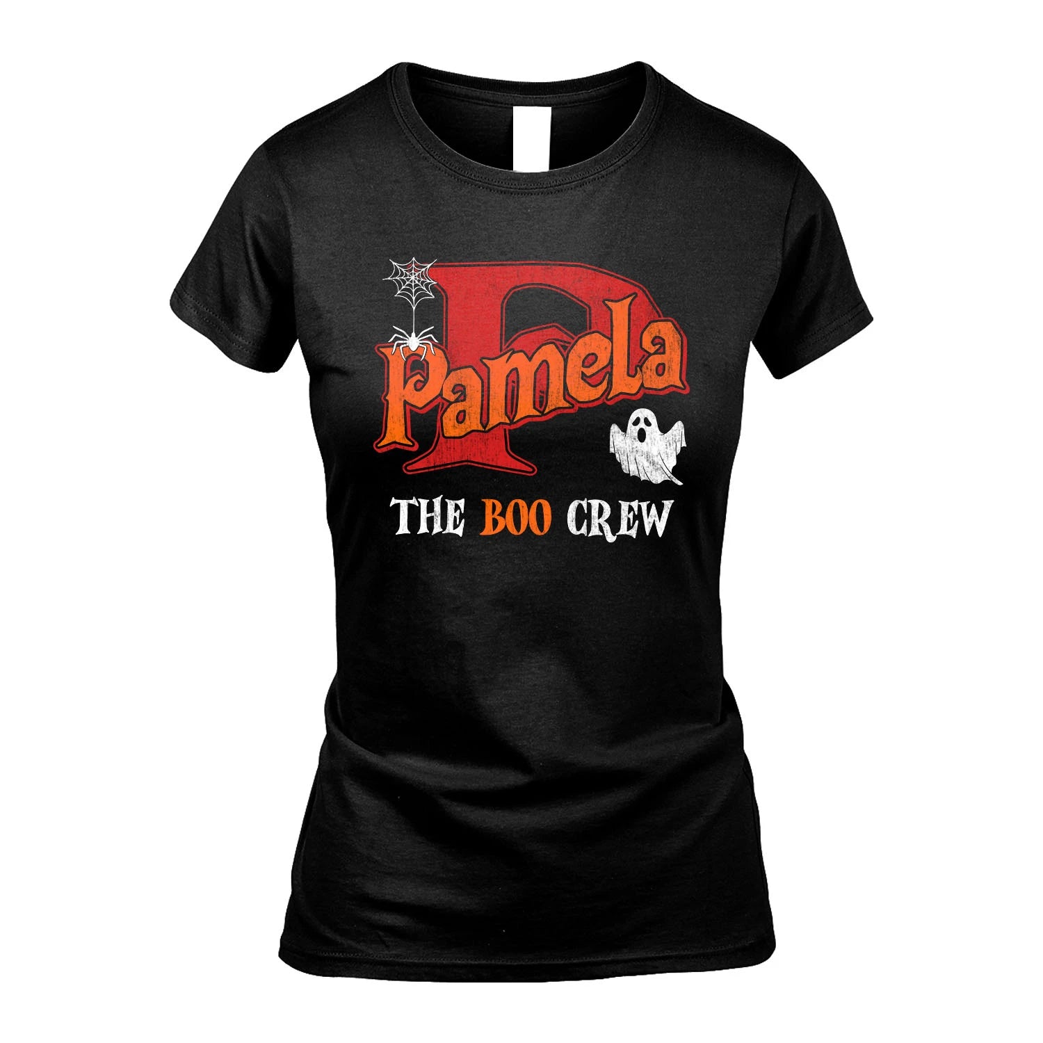 The Boo Crew Halloween Custom Name Shirt PAMELA M1-22