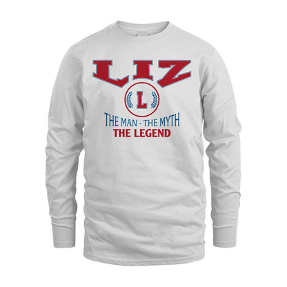 The Man The Myth The Legend Jet Style Shirt LIZ M1-9