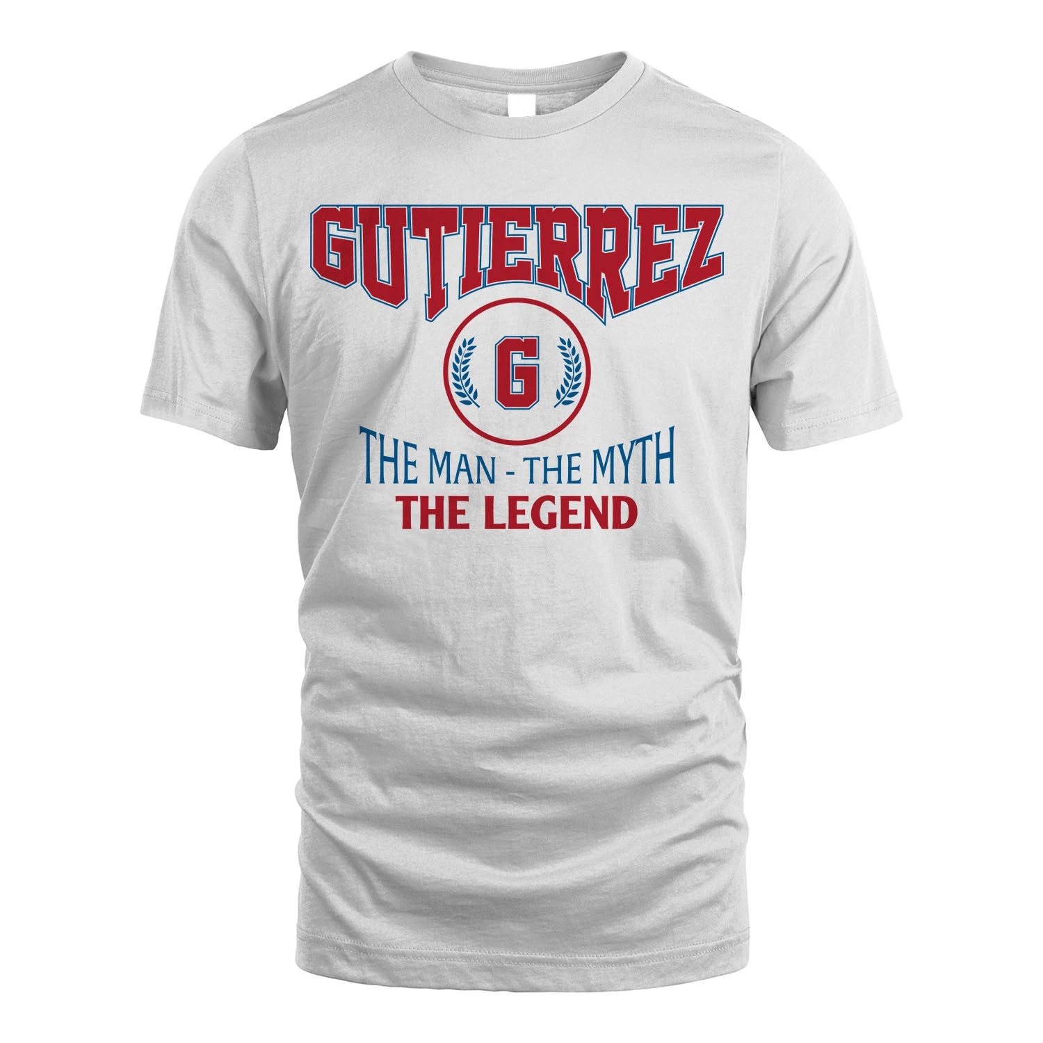 The Man The Myth The Legend Jet Style Shirt GUTIERREZ M1-9