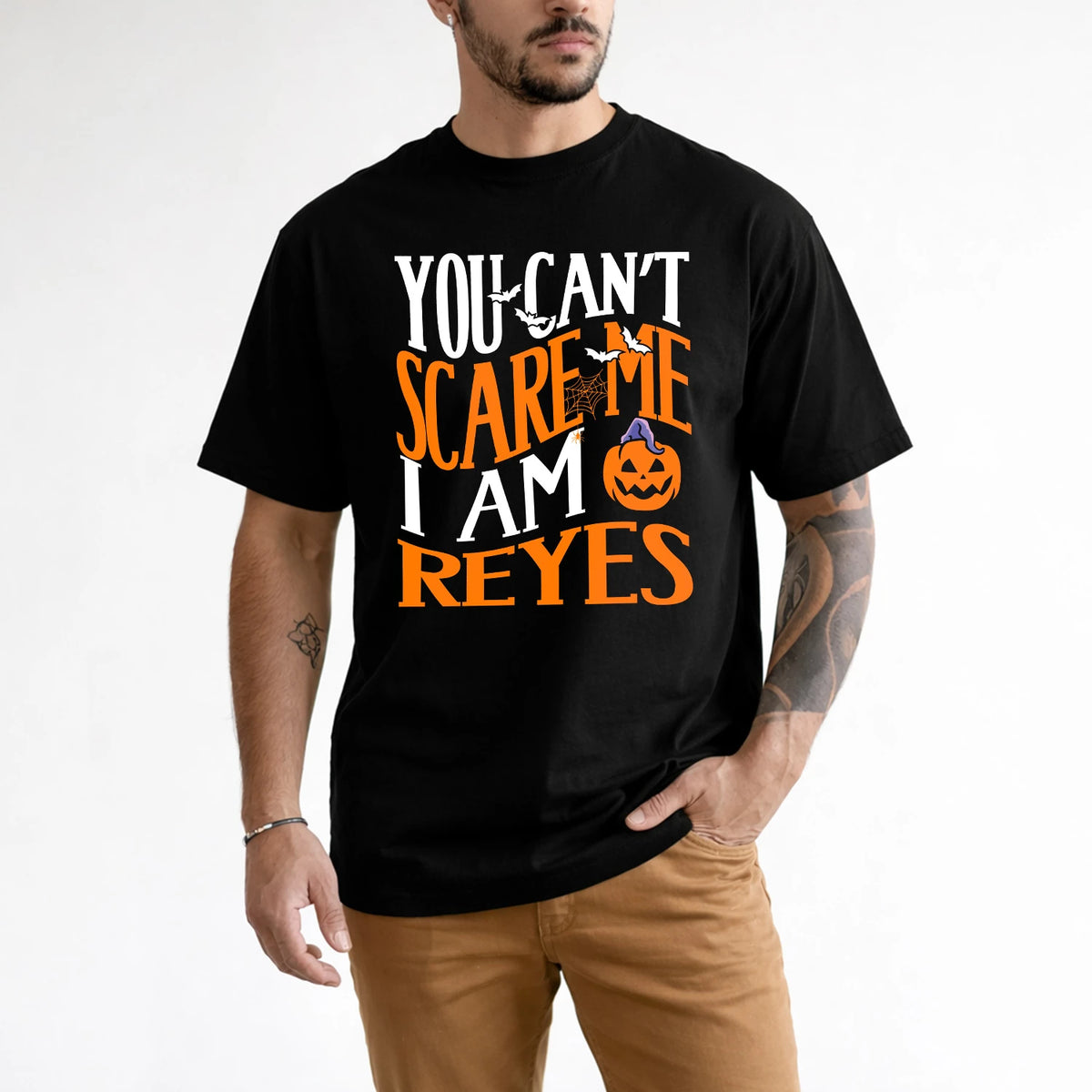 You Can't Scare Me I Am Funny Halloween Shirt REYES M1-45