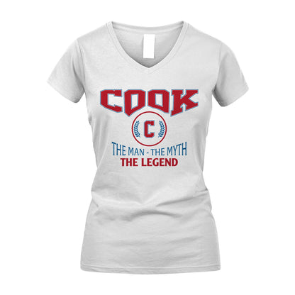 The Man The Myth The Legend Jet Style Shirt COOK M1-9