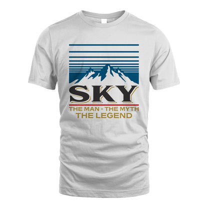 The Man The Myth The Legend Vintage Mountain Shirt SKY M1-19