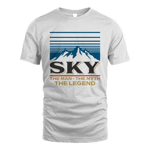 The Man The Myth The Legend Vintage Mountain Shirt SKY M1-19