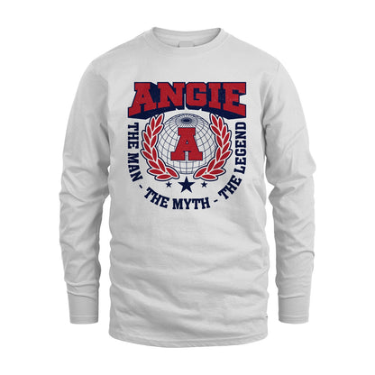 The Man The Myth The Legend Logo Shirt ANGIE M1-30