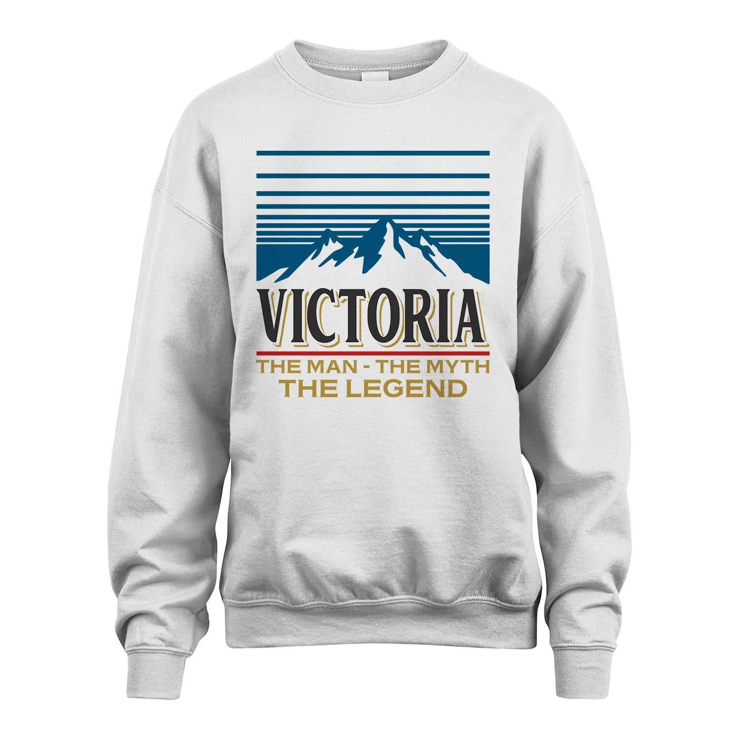 The Man The Myth The Legend Vintage Mountain Shirt VICTORIA M1-19