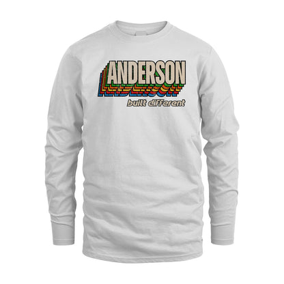Your Name Built Different Retro Shirt ANDERSON M1-26