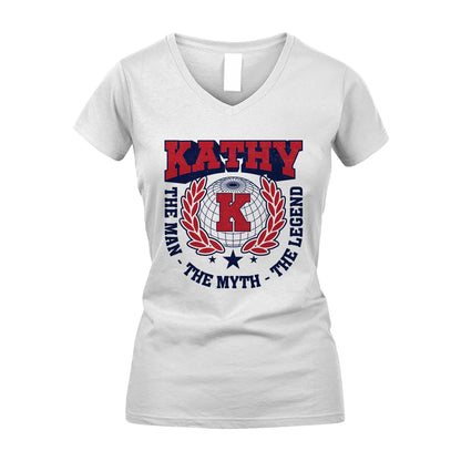 The Man The Myth The Legend Logo Shirt KATHY M1-30