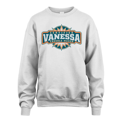 Certified Your Name Trouble Maker Shirt VANESSA M1-36